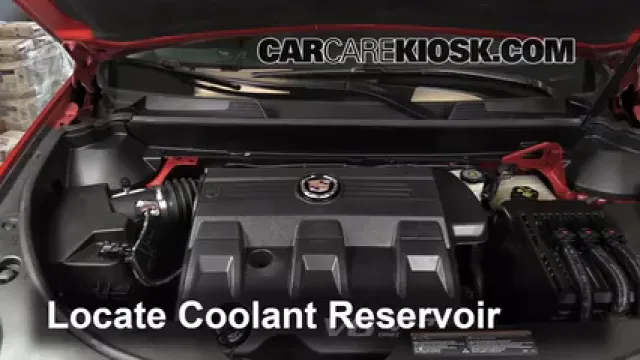 2011 Cadillac SRX 3.0L V6 Antigel (Liquide de Refroidissement) Vérifiez le niveau d'antigel